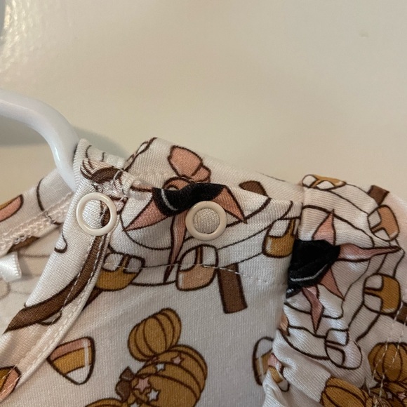 18-24mo Mickey Ghost Halloween Body Suit Twirl Dress - Picture 4 of 6